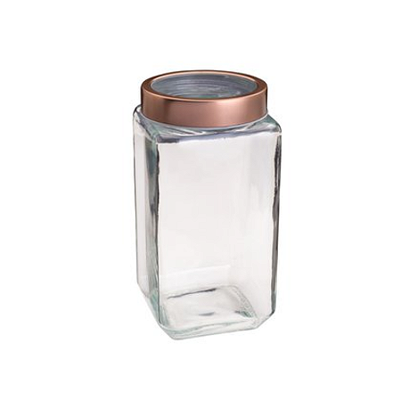 POTE VIDRO BOROSSILICATO COM TAMPA ACRÍLICA 2,2 LITROS