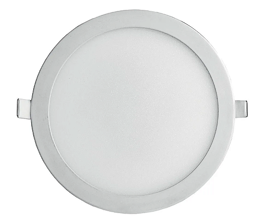 PLAFON LED EMBUTIR REDONDO 24W BRANCO FRIO STARLIGHT