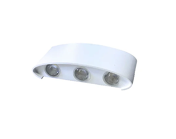 ARANDELA CHATA 3 LED  36W 6500K EXTERNA LUZ BRANCA FRIA