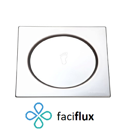 RALO CLICK QUADRADO INOX 150CM FACIFLUX