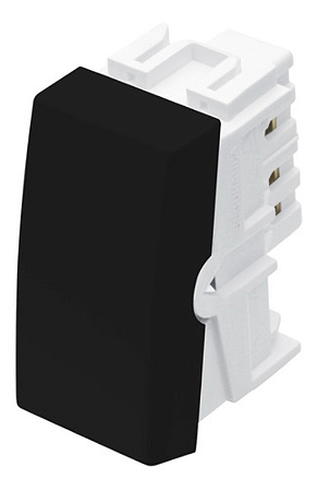 MODULO FAME HABITAT BLACK INTERRUPTOR SIMPLES 16A