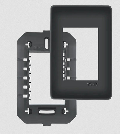 CONJUNTO FAME HABITAT BLACK PLACA 4X2 3 POSTO