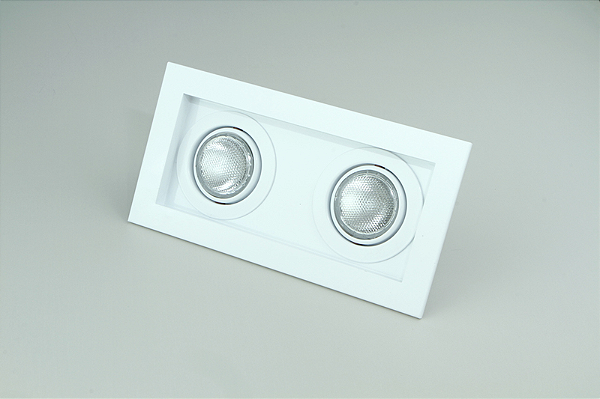 SPOT EMBUTIR PARA  4 LÂMPADA PAR20 BRANCO 4904/4
