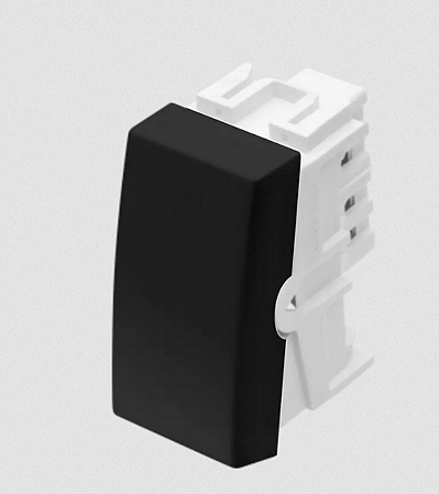 MODULO HABITAT BLACK INTERRUPTOR INTERMEDIÁRIO 16A