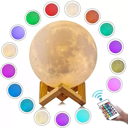 LUMINÁRIA LUA COM CONTROLE LUATEK