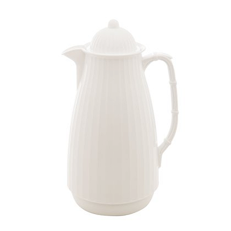 GARRAFA TÉRMICA PLASTICO BAMBU BRANCO 1L 1661 LYOR