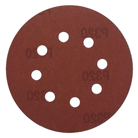 DISCO LIXA VC PAPEL 8F WOOD 125MM G80
