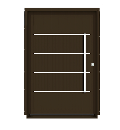 PORTA VITROLAR PIVOTANTE ALUMÍNIO FR128X220X420 BRONZE