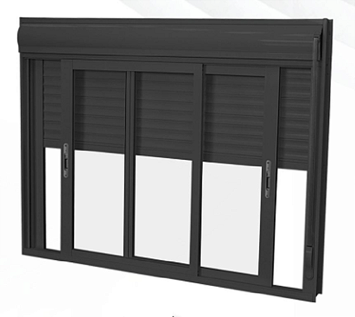 JANELA INTEGR PRETO PREM 2FLS INC 120X150XCM