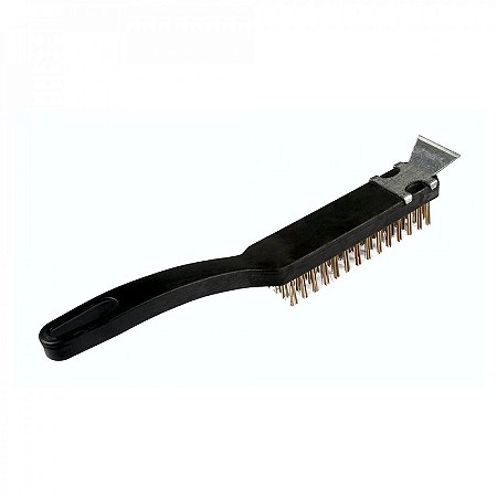 ESCOVA AÇO 6 COM CABO E RASPADOR STARTOOLS