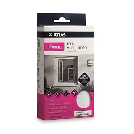 TELA MOSQUITEIRO 1,25X1,65M POLIÉSTER ATLAS
