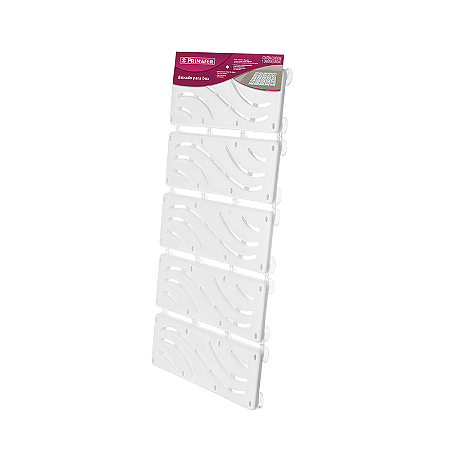 ESTRADO BANHO 54X42CM PLÁSTICO BRANCO ATLAS