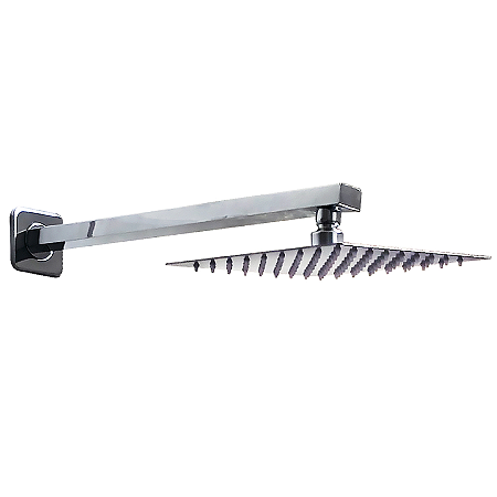 DUCHA SLIM PAREDE HORIZONTAL 20X20CM INOX