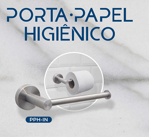 PORTA PAPEL HIGIÉNICO INOX FLVX