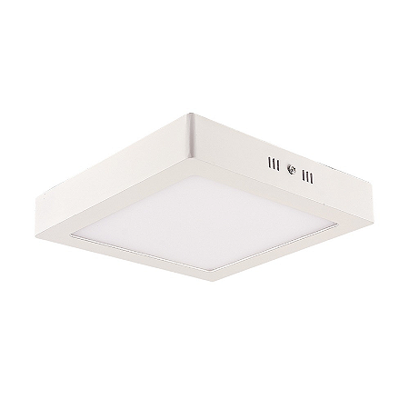 PLAFON LED SOBREPOR QUADRADO 18W LUZ BRANCA FRIA BLUMENAU