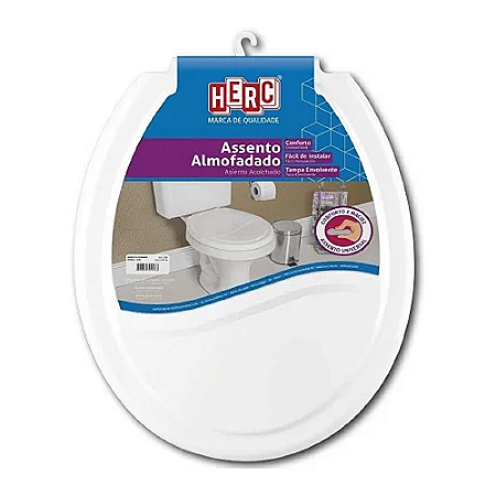 ASSENTO ALMOFADADO PRIME BRANCO HERC