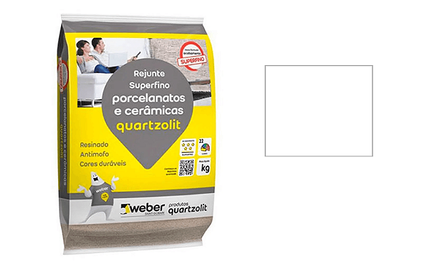 REJUNTE PORCELANATO QUARTZOLIT 5KG BRANCO