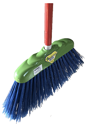 VASSOURA NYLON BIG SUL MINEIRA VERDE E AZUL