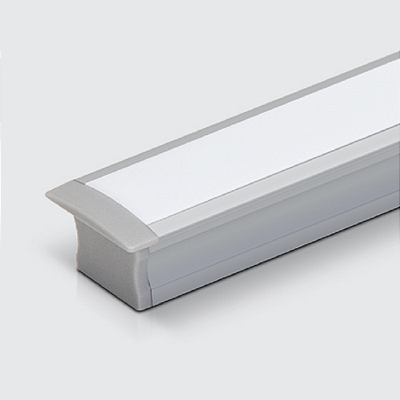 PERFIL PARA FITA DE LED EMBUTIR 2M BRANCO