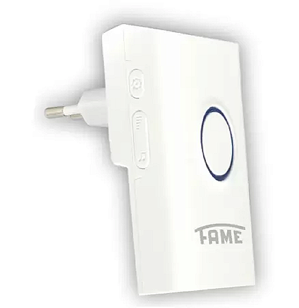 CAMPAINHA SEM FIO BIVOLT COM BATERIA FAME