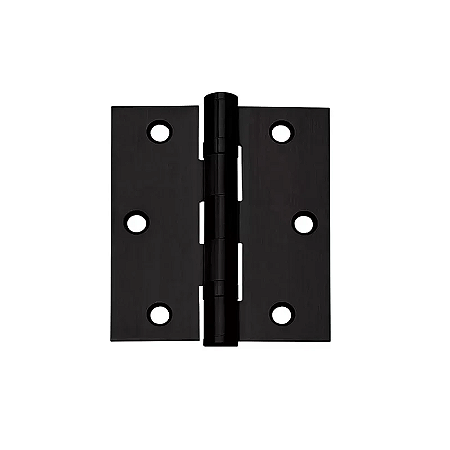 CONJUNTO DOBRADIÇA AÇO PRETO FOSCO 3X2,5X2,0 AQUATALY