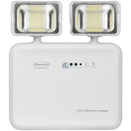 LUMINARIA EMERGÊNCIA 2 FAROL LED 2200LU SE