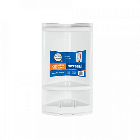 CANTONEIRA BANHEIRO GRANDE BRANCO METASUL