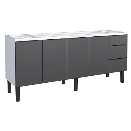 GABINETE COZIMAX COZINHA JUPITER PRETO 1920M