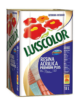 RESINA ACRÍLICA LUKSCOLOR PRÉMIO PLUS 18L