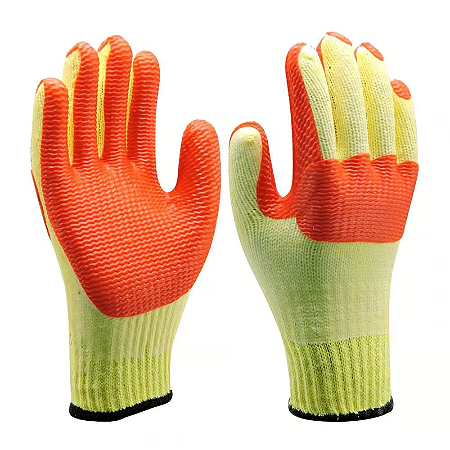 LUVA EMBORRACHADA AMARELO/VERMELHO RUBBER RED