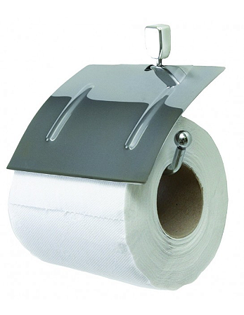 PAPELEIRA INOX COM TAMPA TRADICIONAL GIOSUL