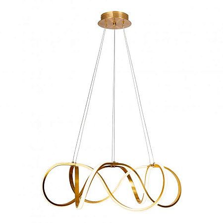 PENDENTE SPACE COUNTOUR PLU 50W 3K 60CM GOLD