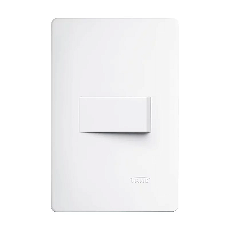 CONJUNTO FAME HABITAT 4X2 INTERRUPTOR PARALELO HORIZONTAL COM SUPORTE