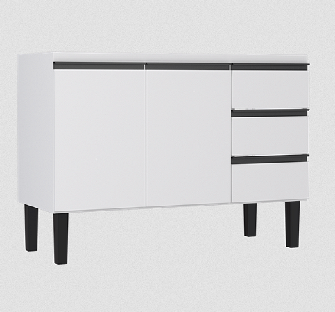 GABINETE COZIMAX AÇO NETUNO BRANCO 1171MM