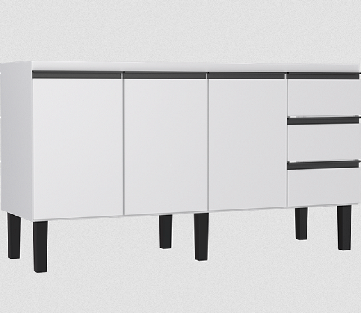 GABINETE  COZIMAX AÇO NETUNO BRANCO 1535MM