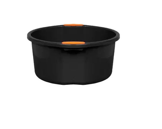 BACIA 80 LITROS PRETO RISCHIOTO