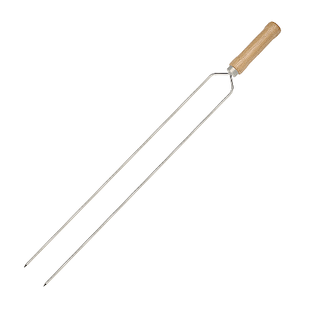 ESPETO DUPLO 85CM CROMADO