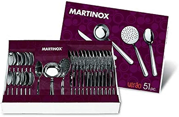 FAQUEIRO VERÃO 51 PEÇAS INOX MARTINOX
