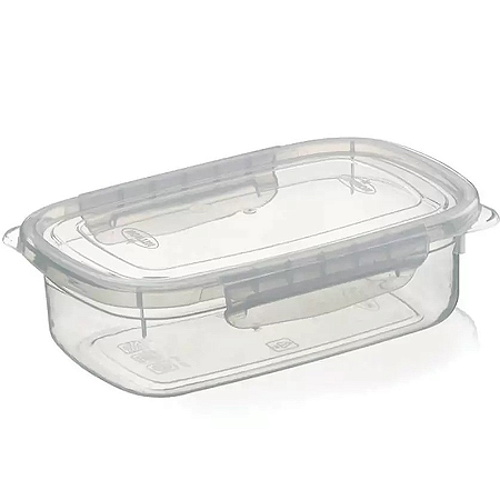 POTE PLÁSTICO 4 DIVISÓRIA 1,1 LITROS TRANSPARENTE NITRON