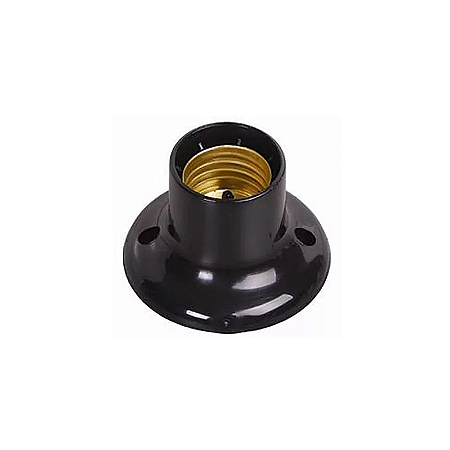 SOQUETE FIXO 150W PRETO 1606PCT ILUMI