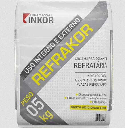 ARGAMASSA REFRATARIA REFRAKOR 5KG INKOR