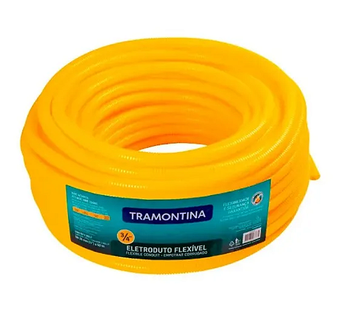 CONDUITE AMARELO 1/2" TRAMONTINA (VERIFIQUE A DESCRIÇÃO)