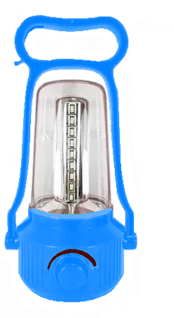 LAMPIÃO LED RECAREGAVEL DP-7044C AZUL