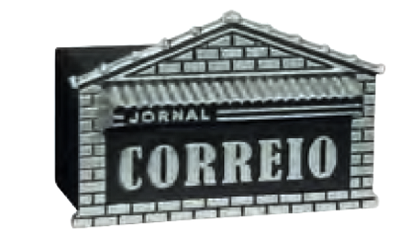 CAIXA CORREIO OURO MURO/GRADE COLONIAL FERRO