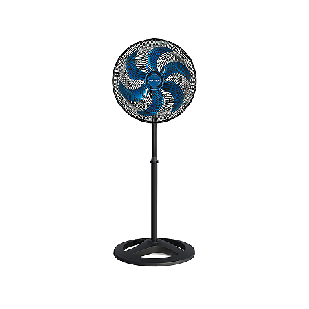 VENTILADOR OSCILANTE PEDESTAL TURBO 6P 50CM AZUL 127V