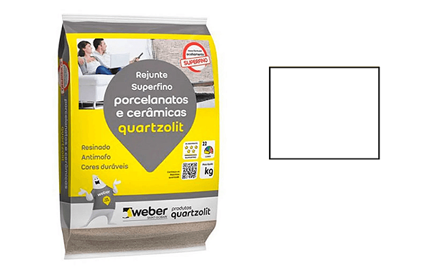 REJUNTE PORCELANATO QUARTZOLIT 1KG BRANCO