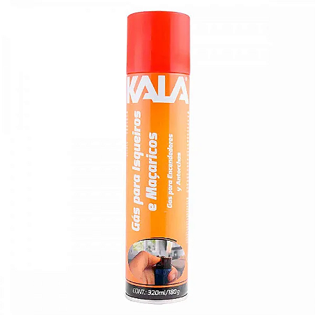 GÁS ISQUEIRO MAÇARICO 320ML/180G KALA