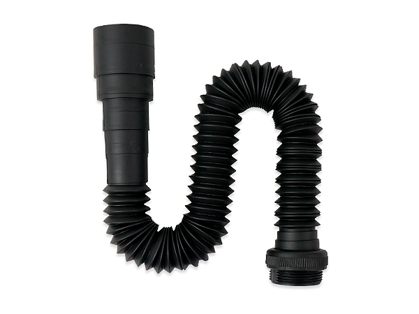 SIFÃO EXTENSIVO UNIVERSAL 750MM PRETO FOSCO