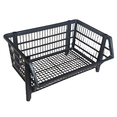 CESTO EXPOSITOR EMPILHAVEL 43CM PRETO
