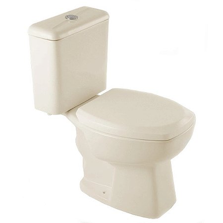 BACIA THEMA PARA CAIXA + CAIXA ACOPLADA 3/6 LITROS BISC